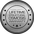 Leisure Pools have a Lifetime structural osmosis warranty