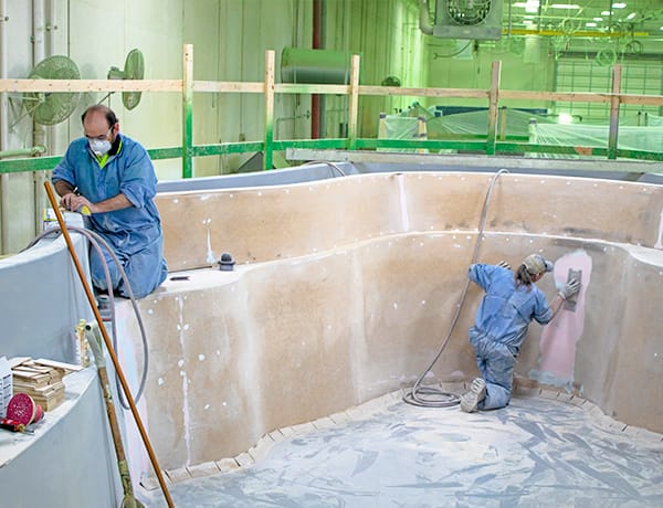 Fibreglass Pool Mold Construction