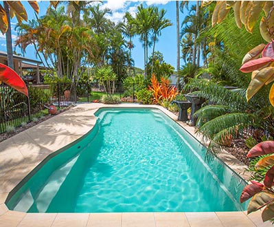 Leisure Pools Inground Fiberglass Pool Colour Diamond Sand