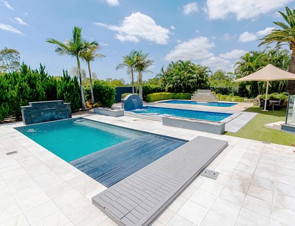 Leisure Pools fibreglass pool showroom