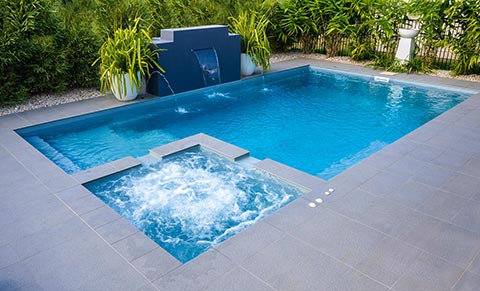 Leisure Pools Absolute fibreglass swimming pool design