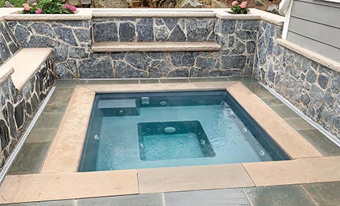 Leisure Pools Capri Spa fibreglass spa design