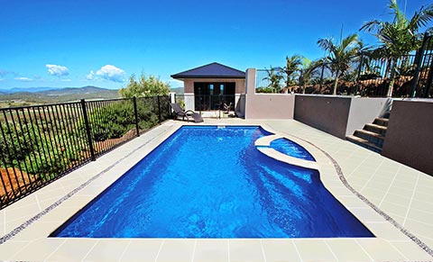 Leisure Pools Opulence fibreglass swimming pool design