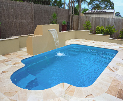 Leisure Pools Granite Colour Coral Blue Lifestyle