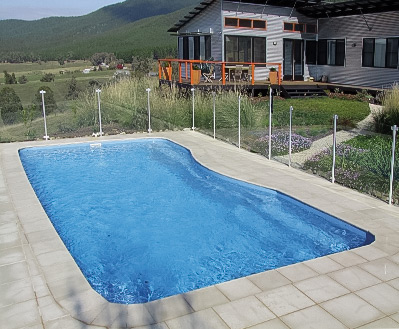 Leisure Pools Granite Colour MidBlue Lifestyle
