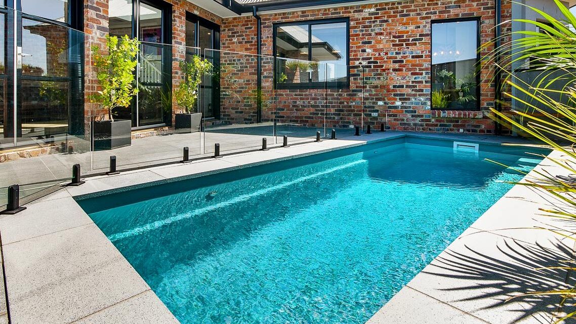 Leisure Pools Esprit composite fiberglass swimming pool