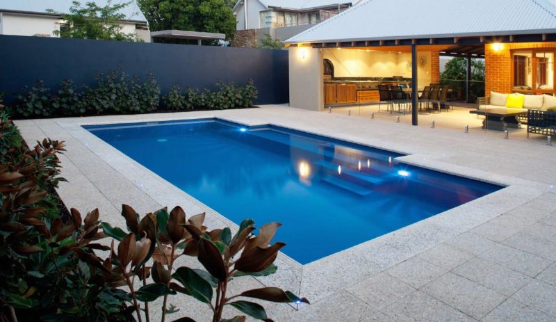 The Elegance - stylish steps rectangle pool - Leisure Pools Australia