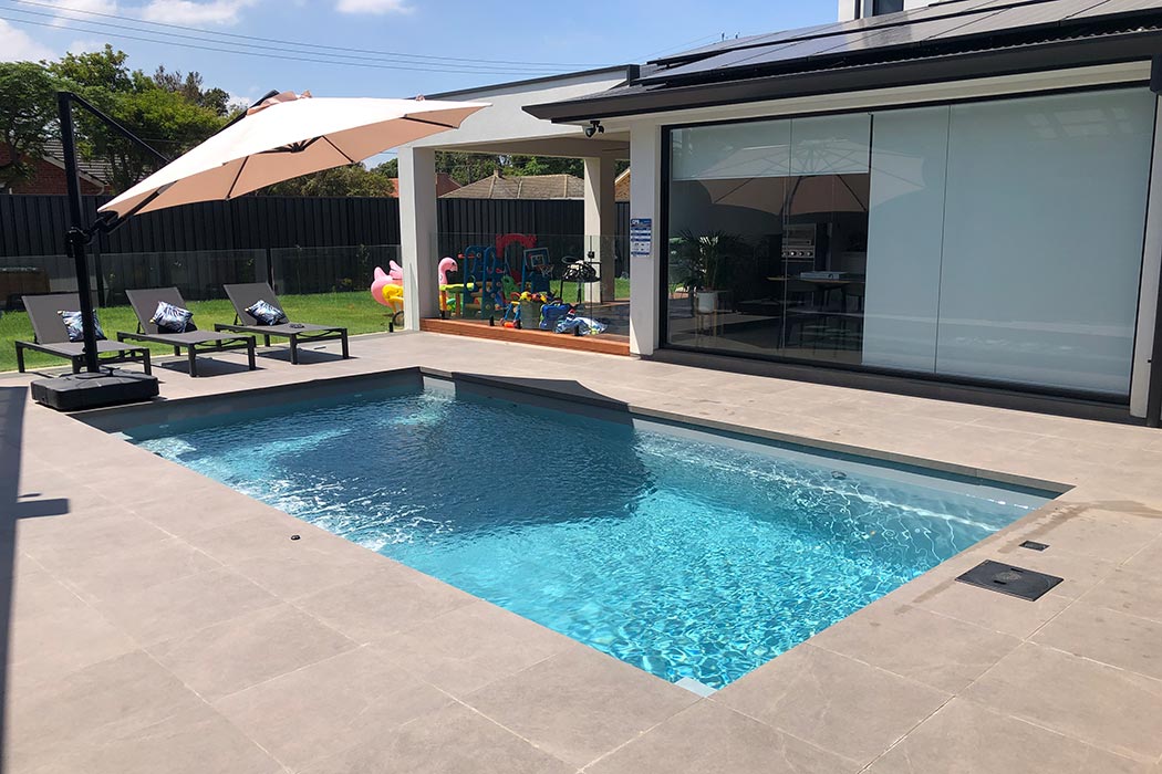 modern fibreglass swimming pool in Adelaide - The Reflection