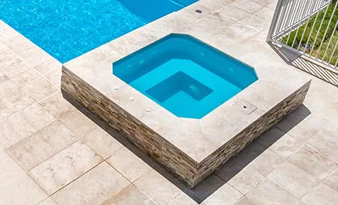 Leisure Pools Capri Spa fibreglass spa model