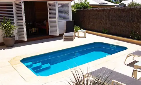 Leisure Pools Olympus fibreglass swimming pool model