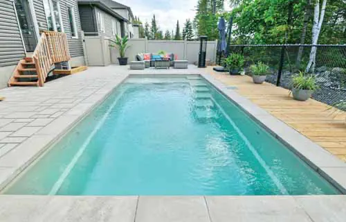 Leisure Pools Precision fibreglass swimming pool model