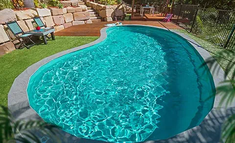 Leisure Pools Tuscany fibreglass swimming pool model