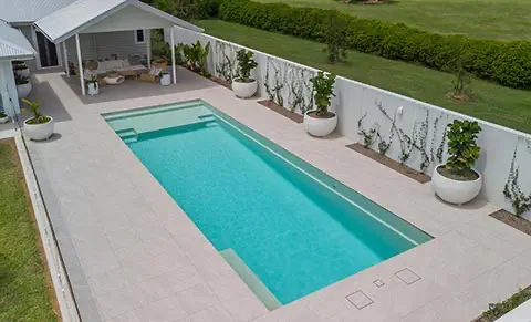 Leisure Pools Acclaim fibreglass swimming pool model