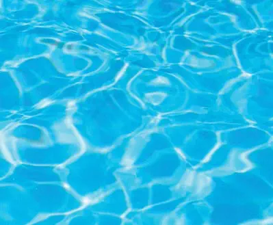 Leisure Pools Fibreglass Pool Colour - Crystal Blue Water Sample