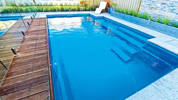 The Elegance 7.00m in Crystal Blue installed in Cairns, QLD