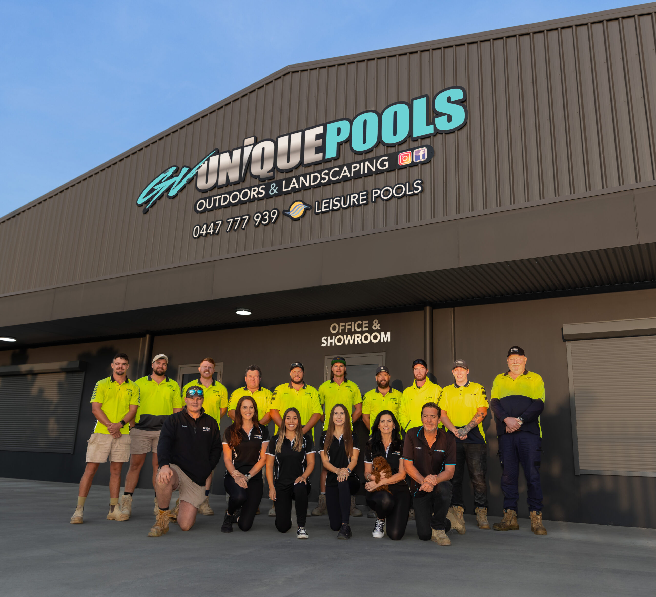 GV Unique Pools and Landscaping team 2025 GV Unique Pools and Landscaping team 2025