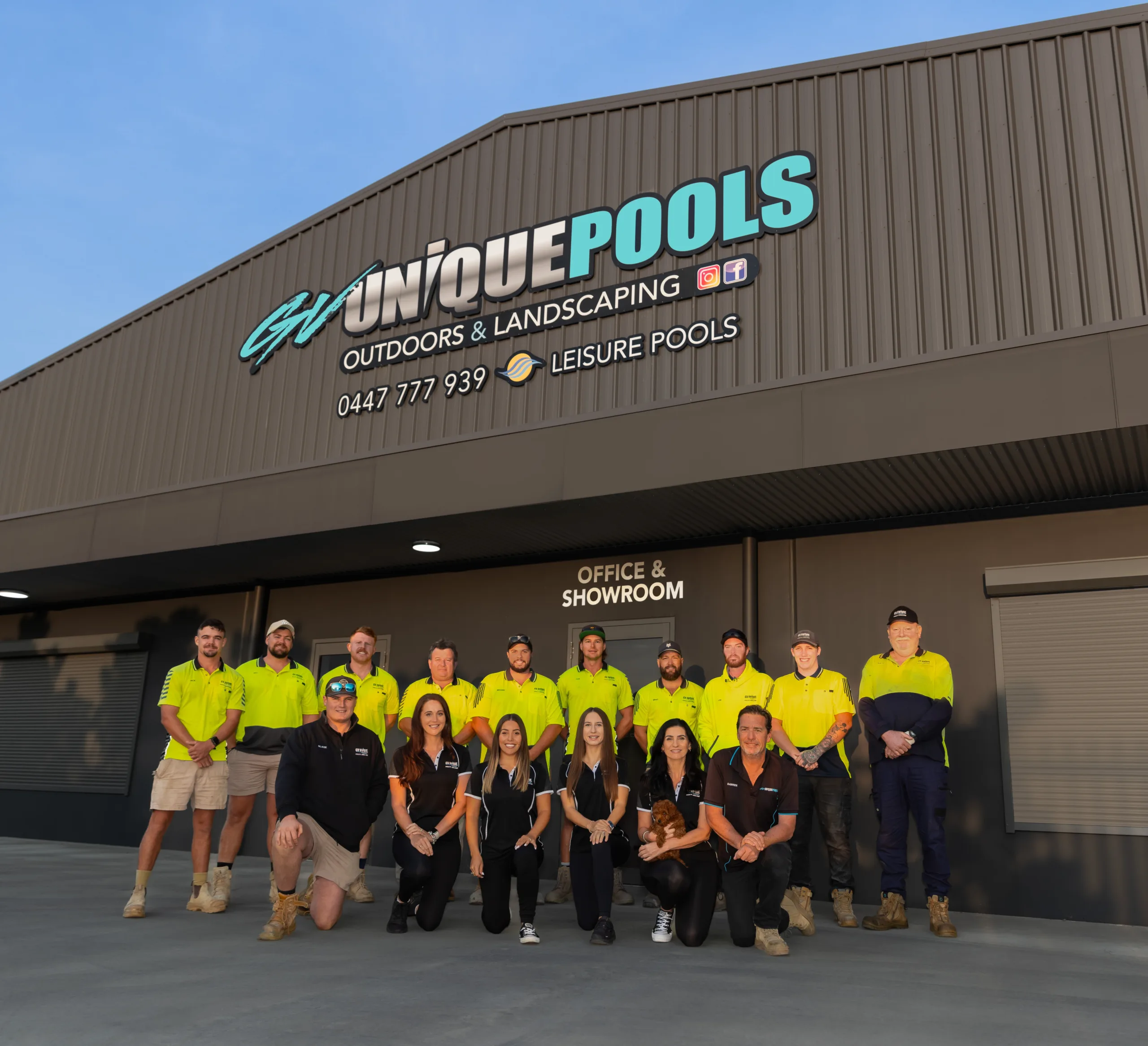 GV Unique Pools Team 2025 UV Unique Pools Shepparton Echuca Team
