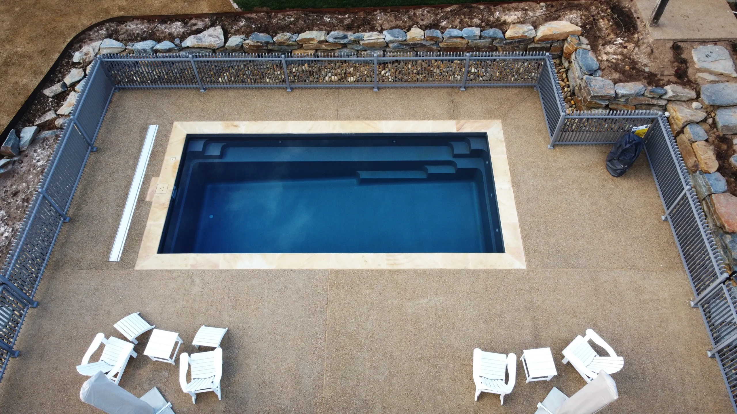 Leisure Pools Bendigo The Reflection 8.00m in Graphite Grey