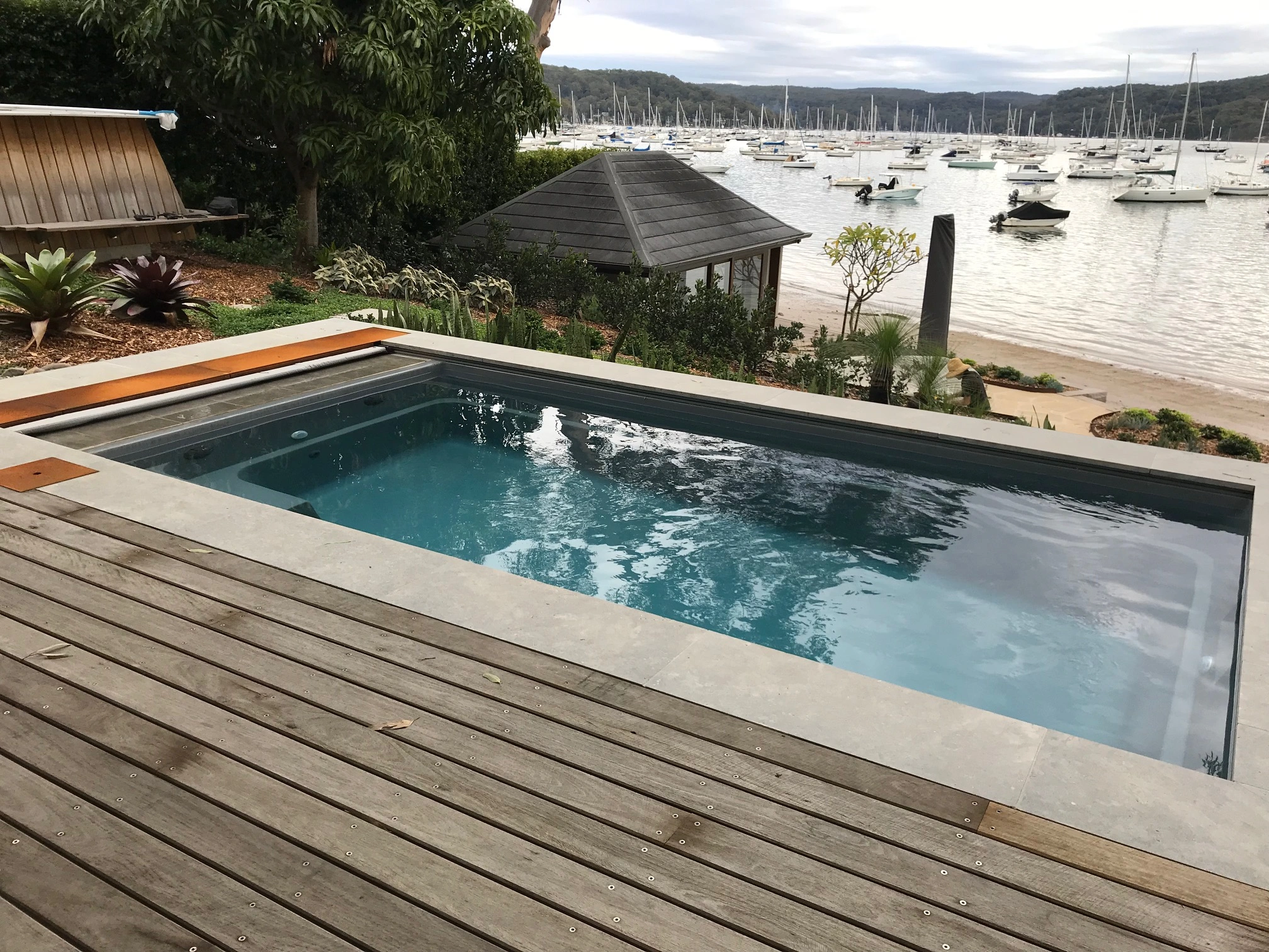 Leisure Pools Sydney The Harmony 5.00m in Graphite Grey