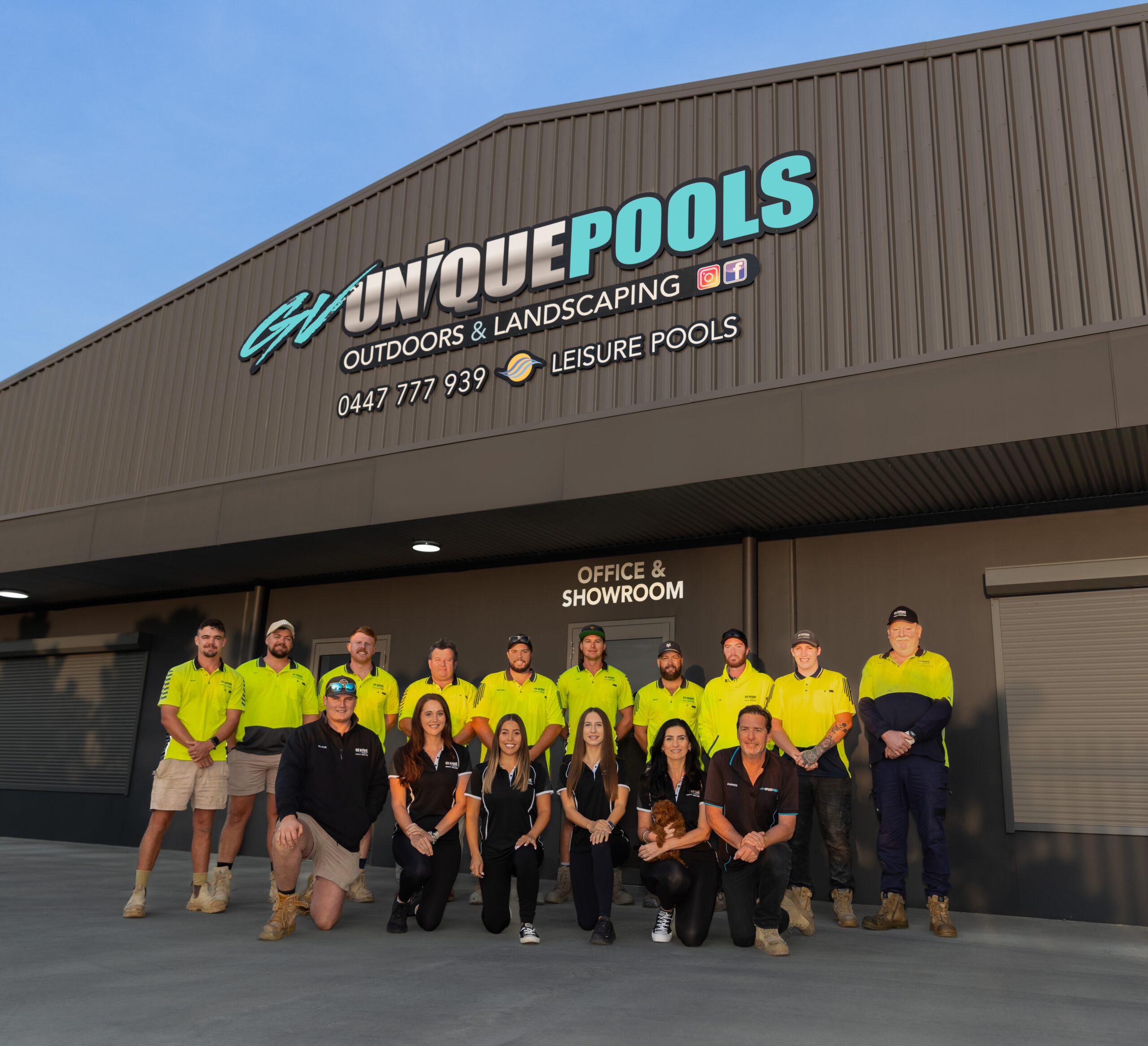 GV Unique Pools & Landscaping, Meet the team 