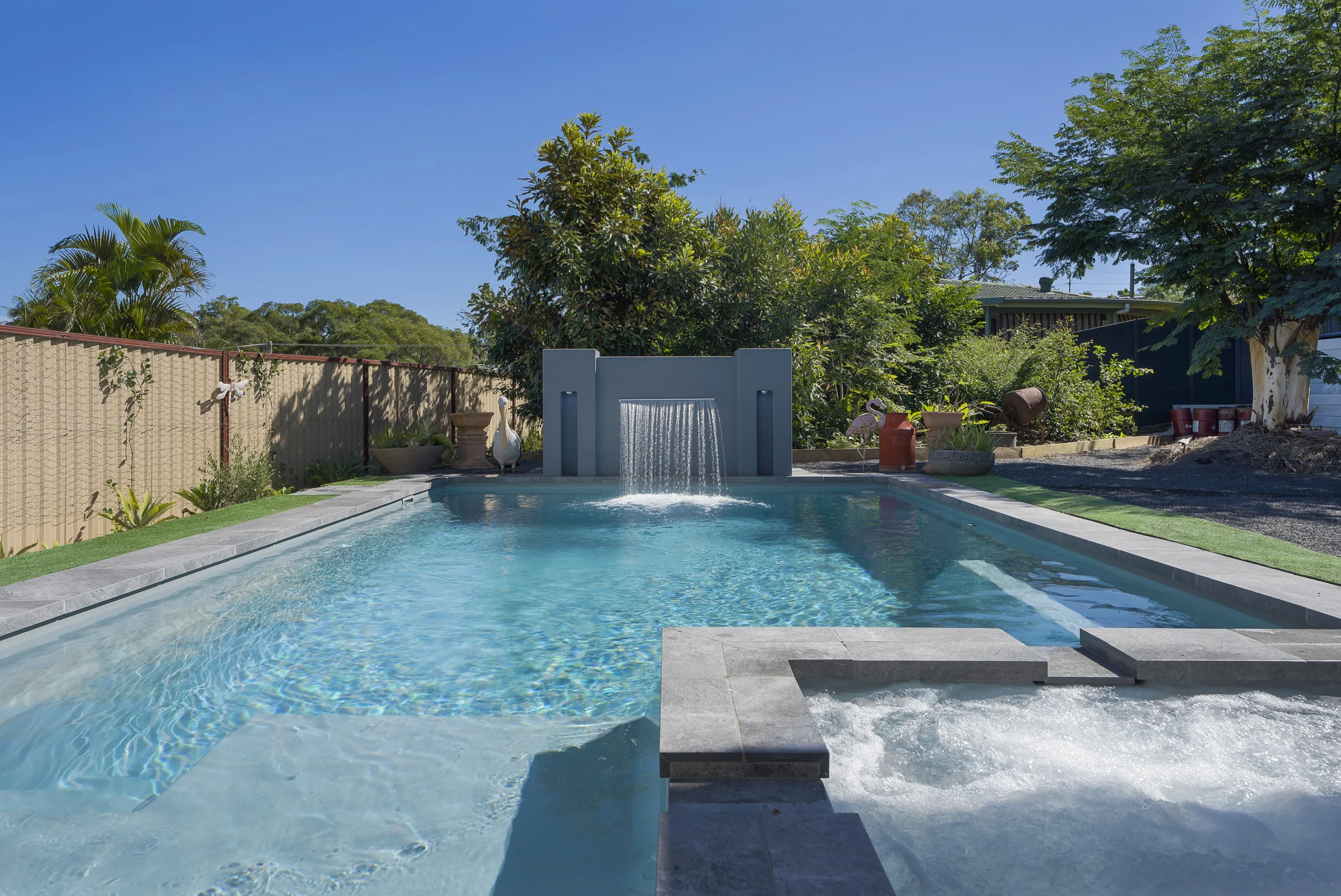 pool builders North Brisbane The Absolute Silver Grey