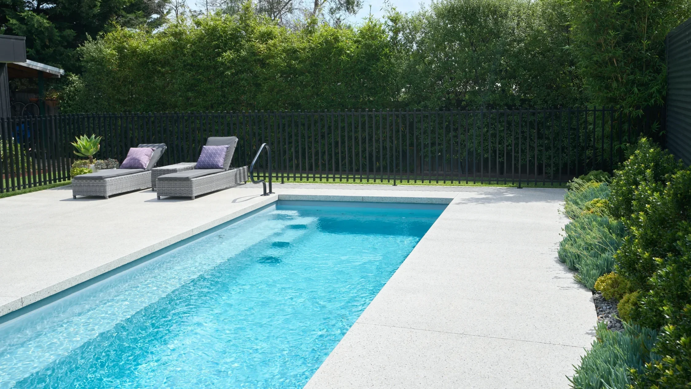 Leisure Pools The Harmony 8.00m Silver Grey Leisure Pools Melbourne South East Rosebud