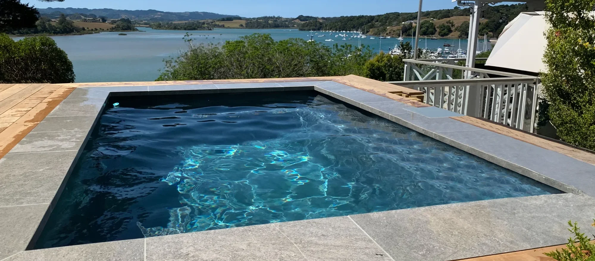 The Fiji Plunge beautiful fibreglass plunge pool