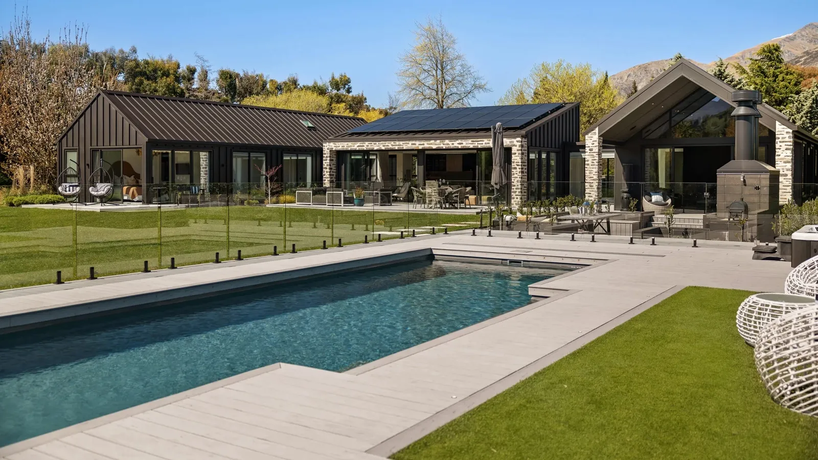 The Elegance in Graphite Grey Installed by Dupont Pools