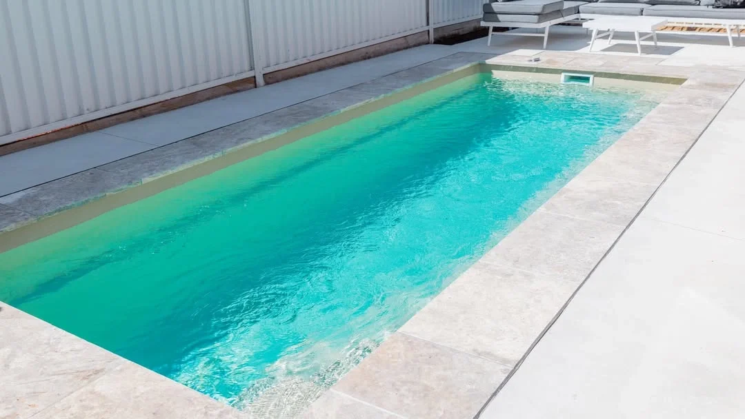 Leisure Pools The Esprit 5.70m Diamond Sand GV Unique Pools & Landscaping