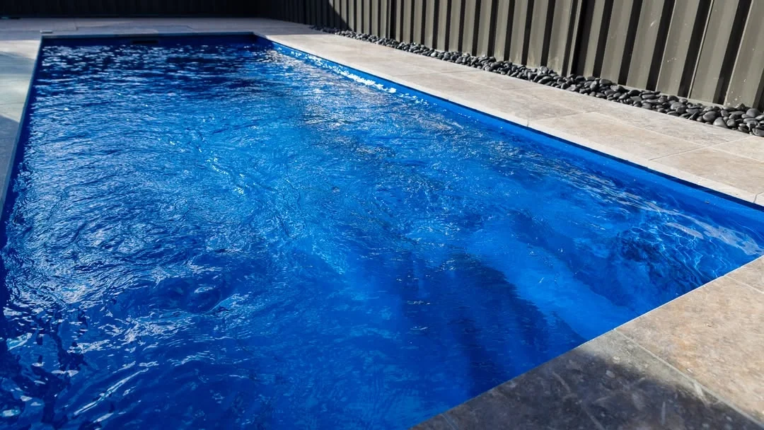Leisure Pools The Esprit 5.70m Sapphire Blue GV Unique Pools & Landscaping