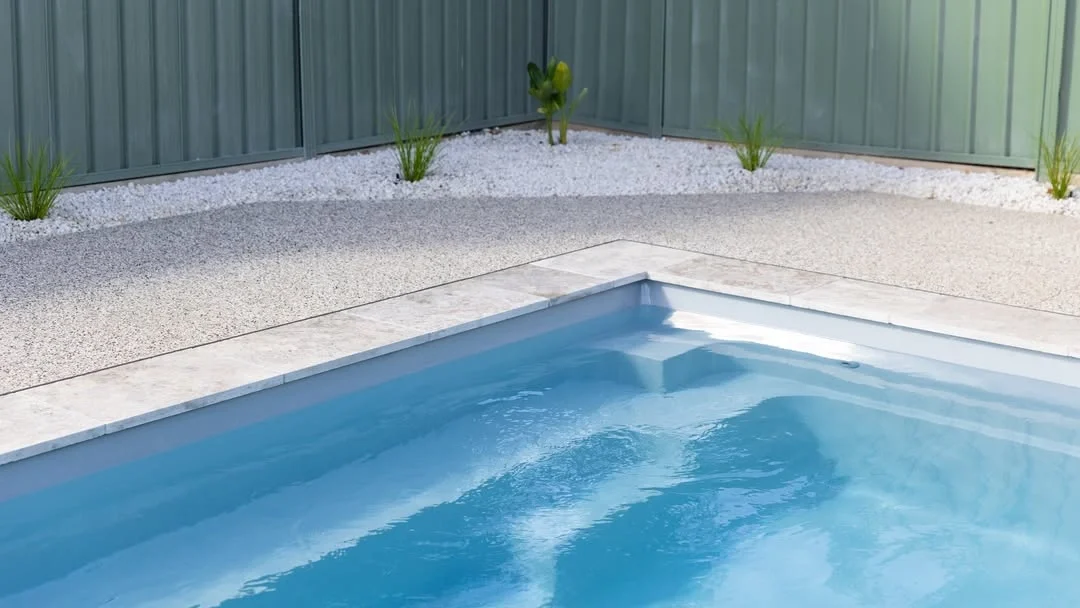 Leisure Pools The Harmony 7.00m Silver Grey GV Unique Pools & Landscaping