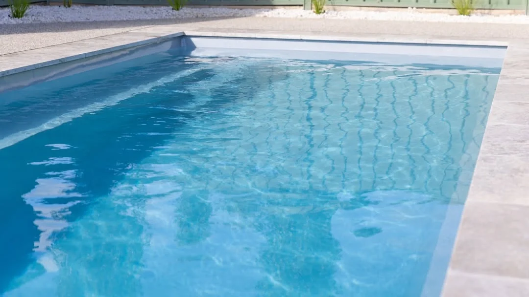 Leisure Pools The Harmony 7.00m Silver Grey GV Unique Pools & Landscaping