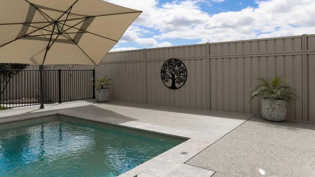 Leisure Pools The Platinum Plunge 4.50m Diamond Sand GV Unique Pools & Landscaping
