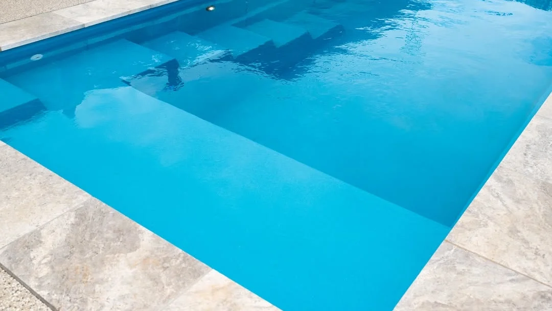 Leisure Pools The Precision 8.05m Crystal Blue GV Unique Pools & Landscaping