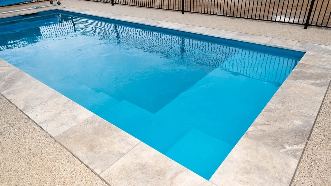 Leisure Pools The Precision 8.05m Crystal Blue GV Unique Pools & Landscaping