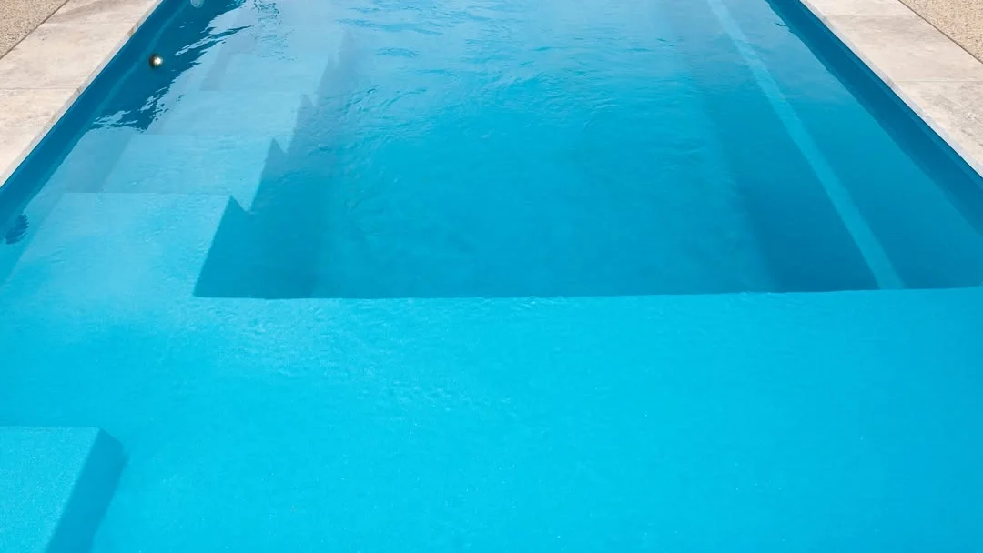 Leisure Pools The Precision 8.05m Crystal Blue GV Unique Pools & Landscaping