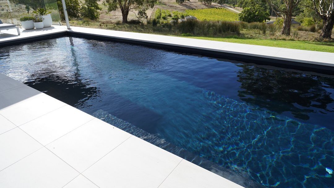Leisure Pools The Reflection 10.00m Ebony Blue Leisure Pools Barossa Valley