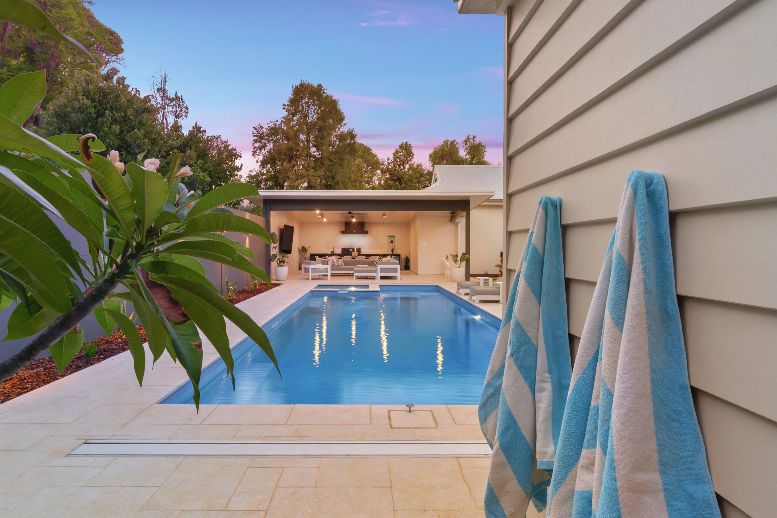 The Absolute 12.00m in Silver Grey installed by Riverscape Landscaping & Pools