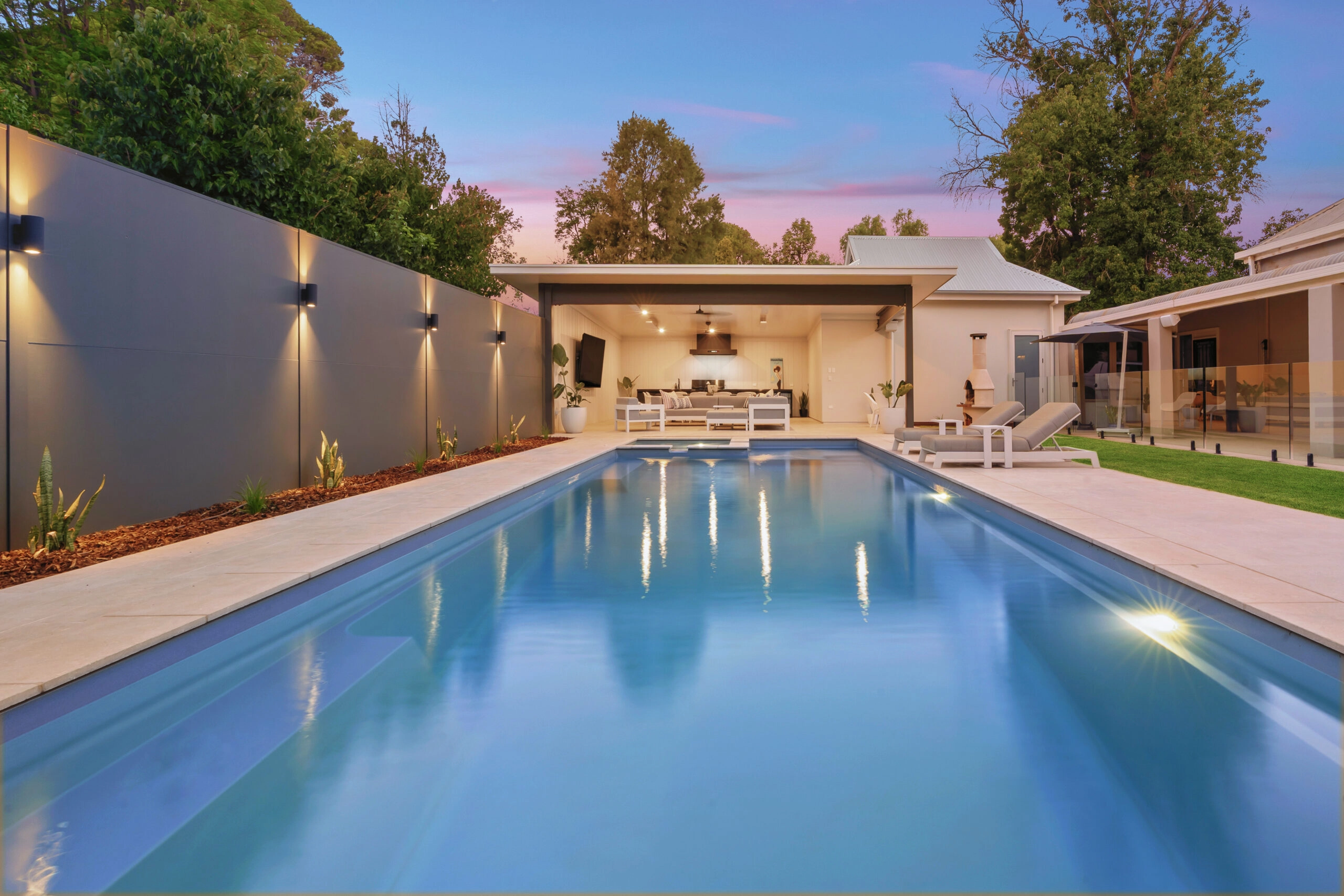 The Absolute 12.00m in Silver Grey installed by Riverscape Landscaping & Pools