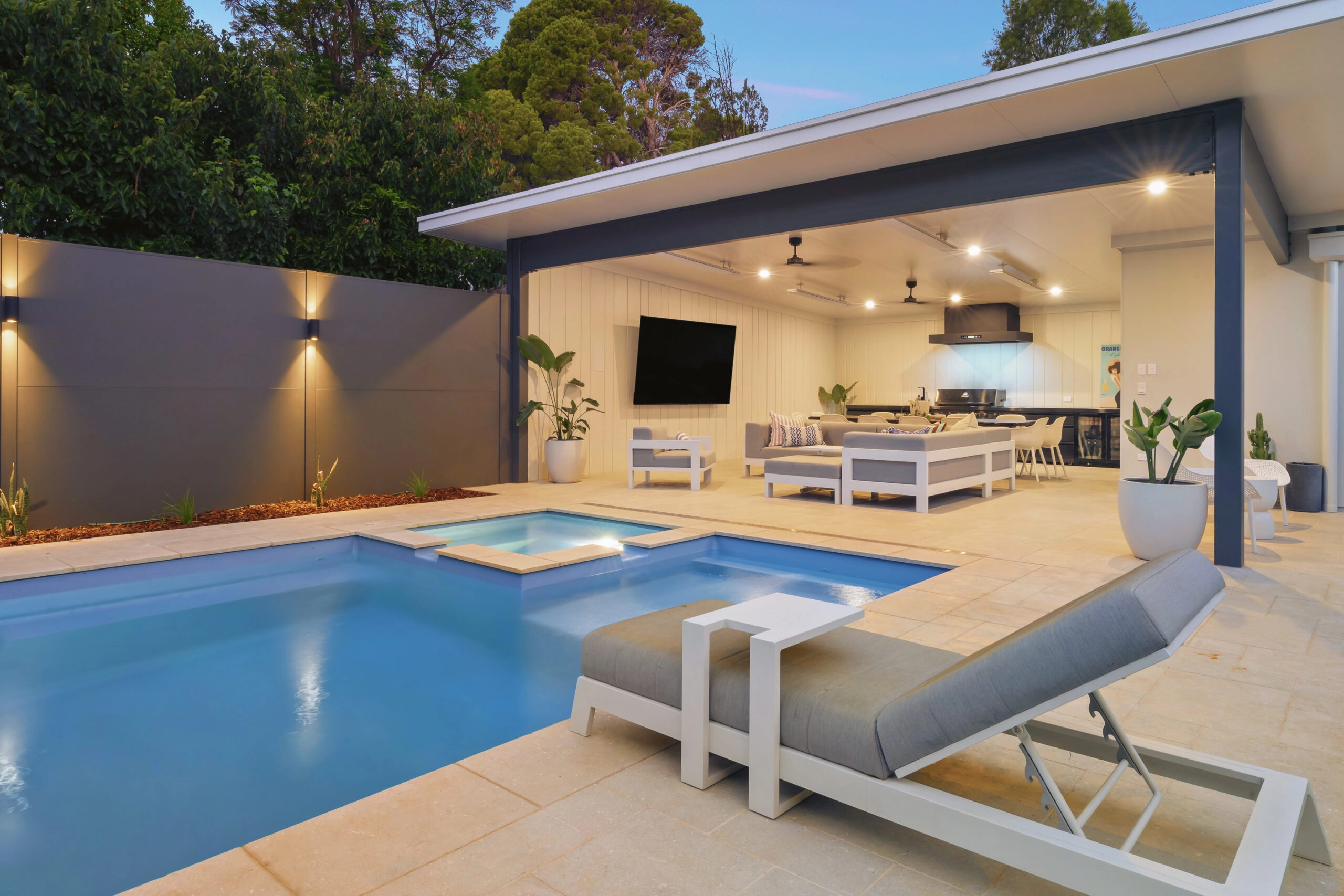 The Absolute 12.00m in Silver Grey installed by Riverscape Landscaping & Pools