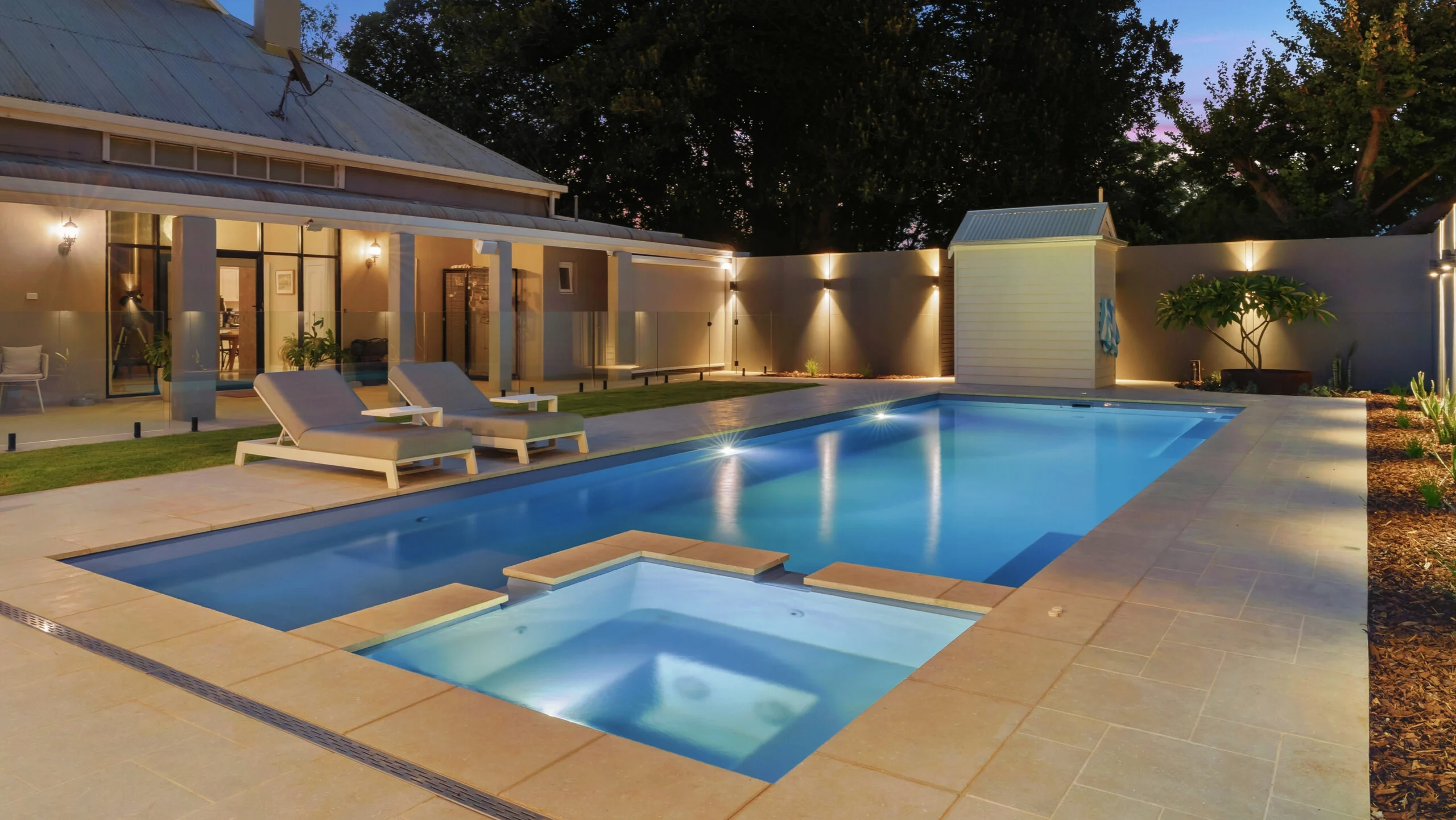 The Absolute 12.00m in Silver Grey, installed by Riverscape Landscaping & Pools in Riverland, SA