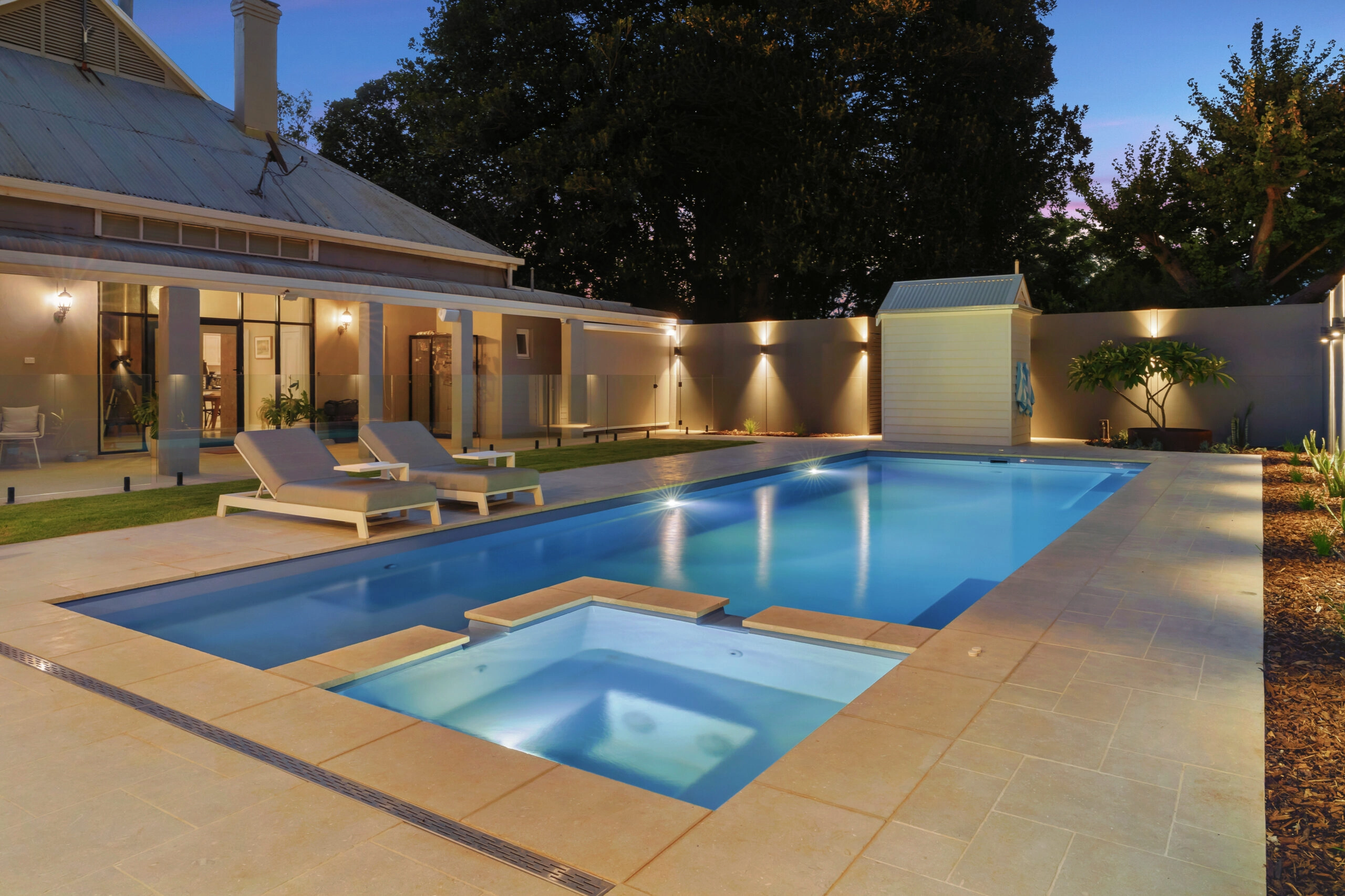 The Absolute 12.00m in Silver Grey, installed by Riverscape Landscaping & Pools in Riverland, SA